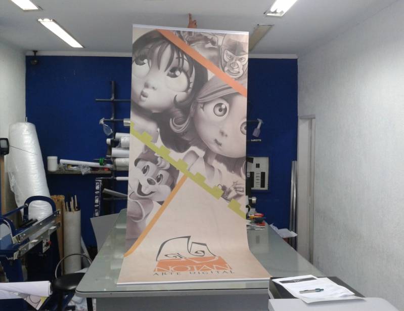 Gráfica de Banner de Lona para Comunicação Visual Higienópolis - Impressão em Tela Canvas